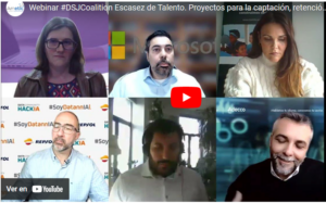 foto ponentes webinar Escasez de Talento